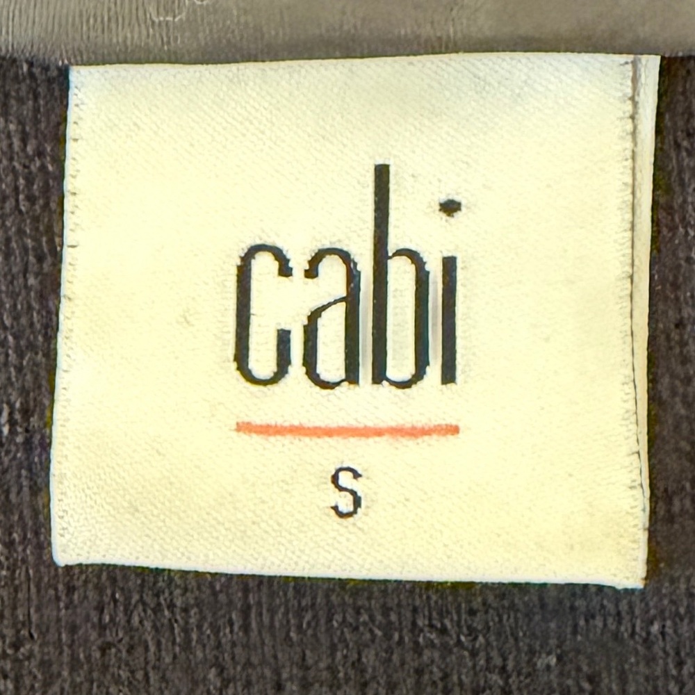 CAbi Black Longline Sweater Jacket with Faux Leather-Trim Pockets - Picture 8 of 12